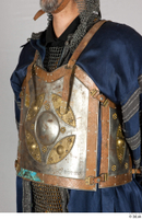  Photos Medieval Knight in plate armor 10 Blue gambeson Medieval soldier Plate armor chest armor upper body 0004.jpg